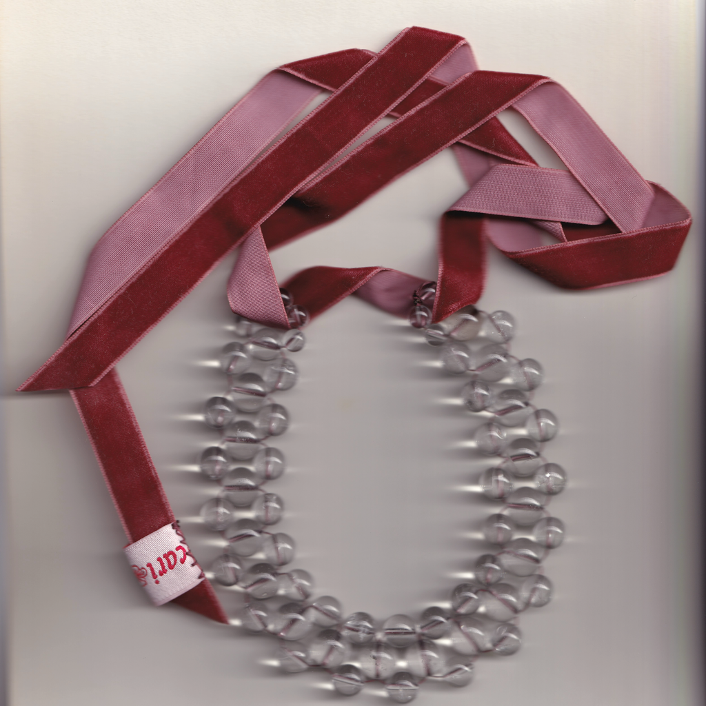 Choker Tejido cuarzo cristal
