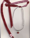 Collar Rosa y cuarzo cristal
