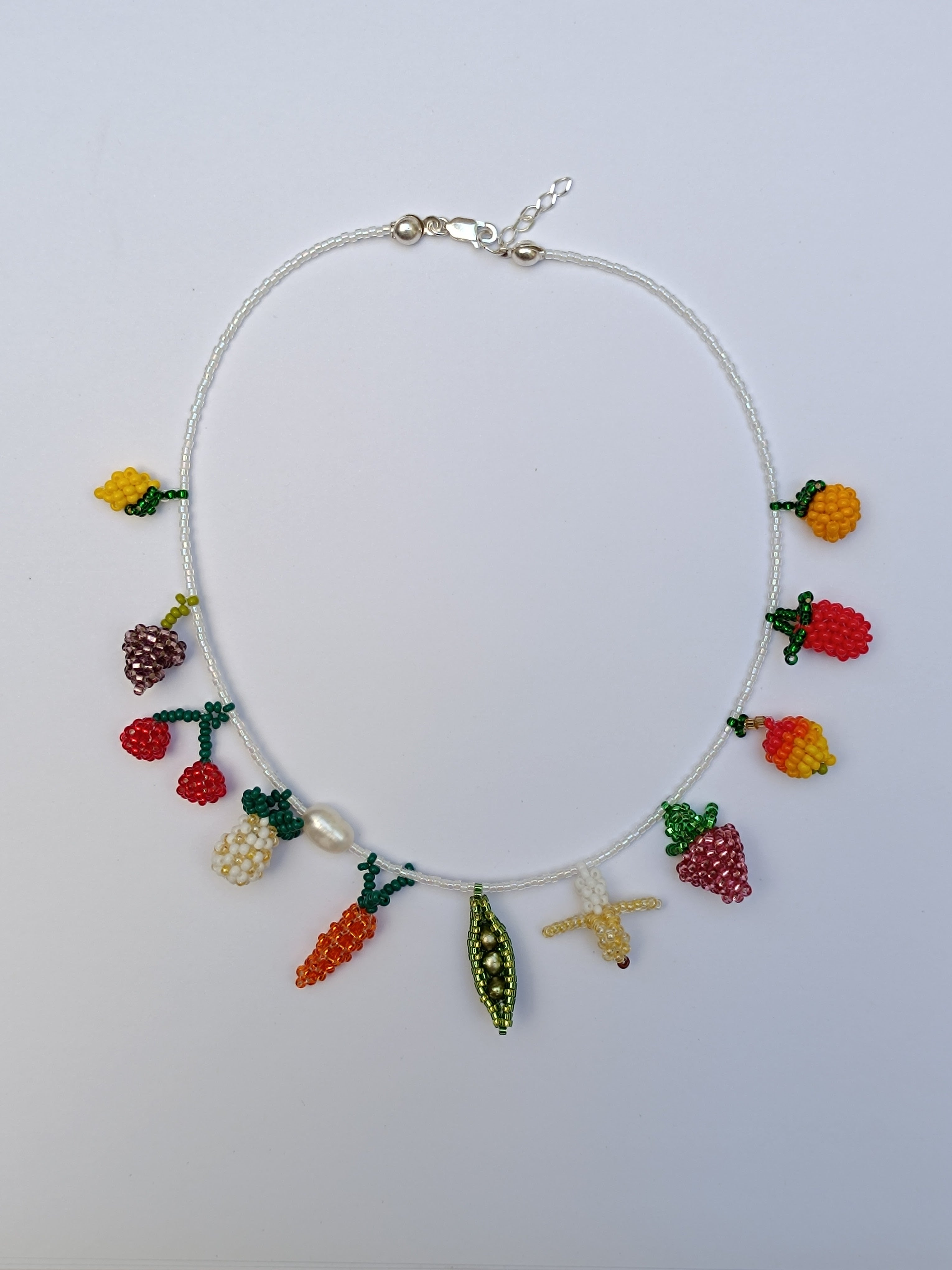 Collar 11 frutas especial Arveja