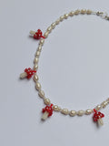 Collar Perlas y Hongos