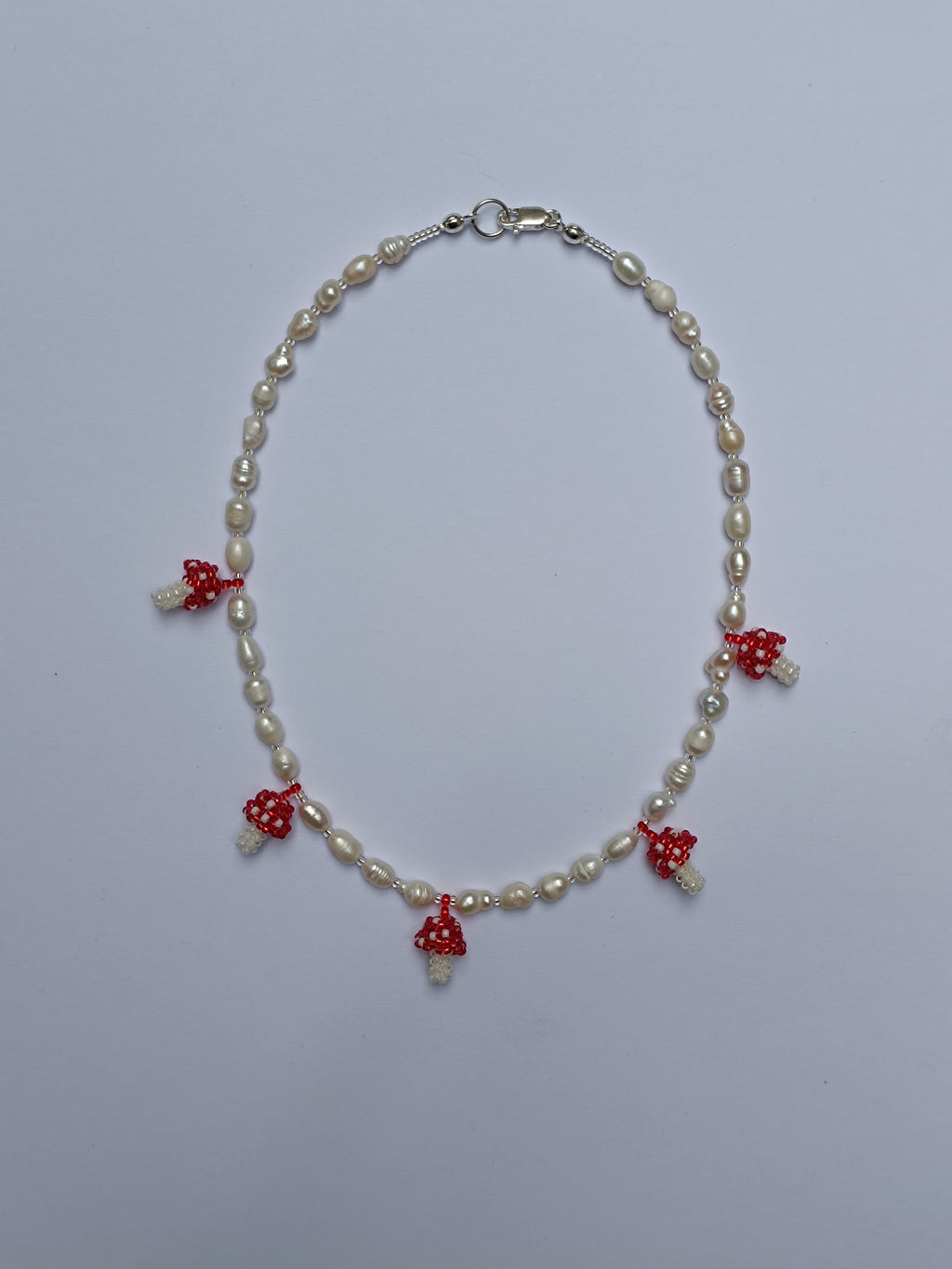 Collar Perlas y Hongos