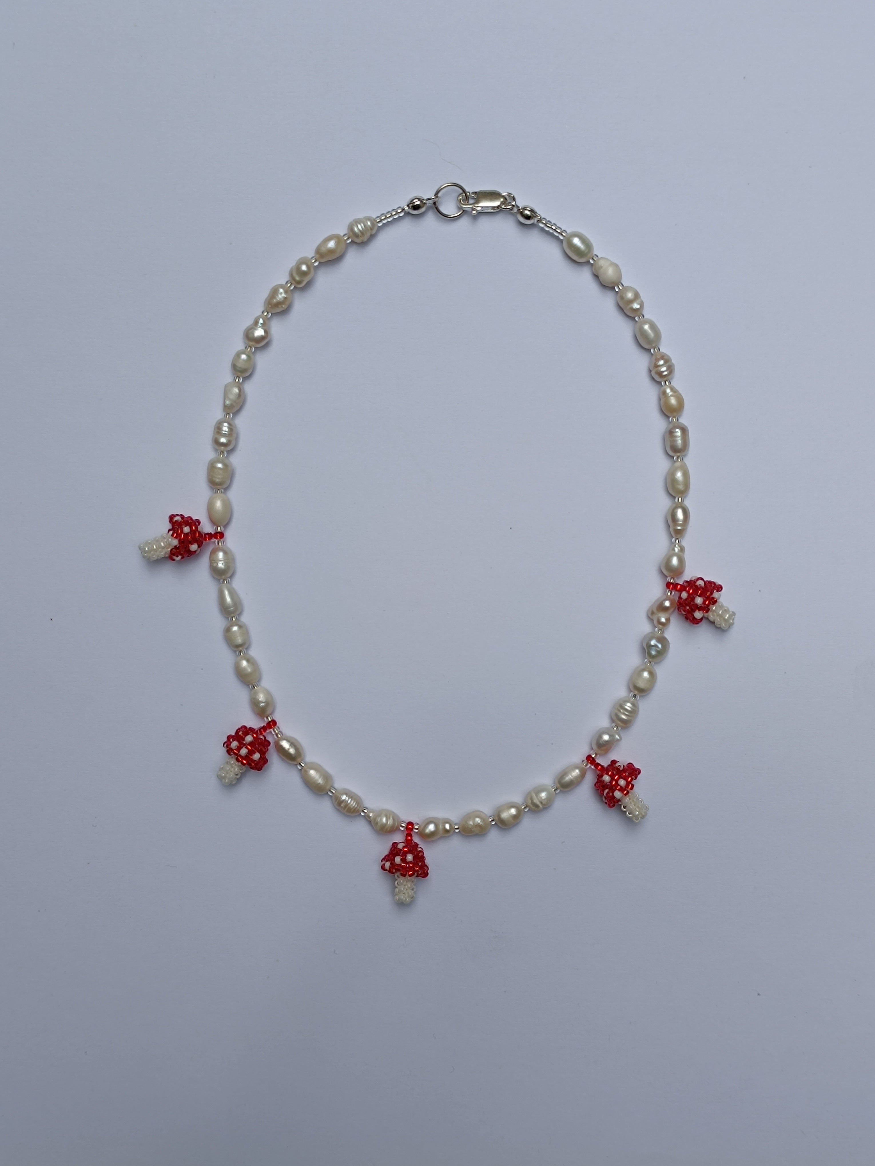 Collar Perlas y Hongos
