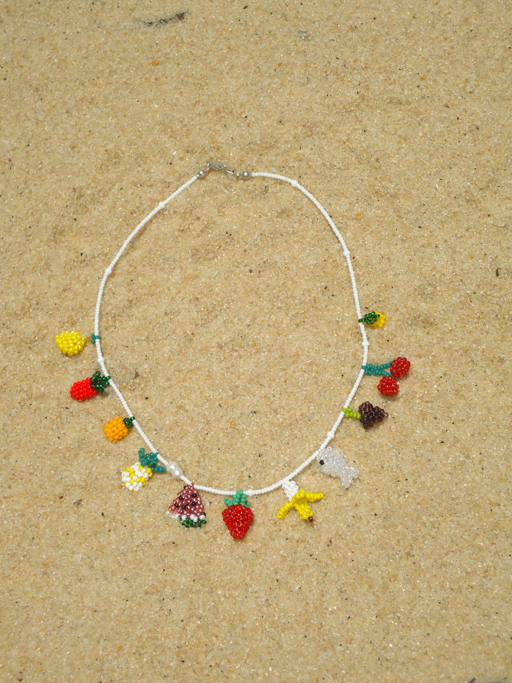 Collar 11 dijes tejidos