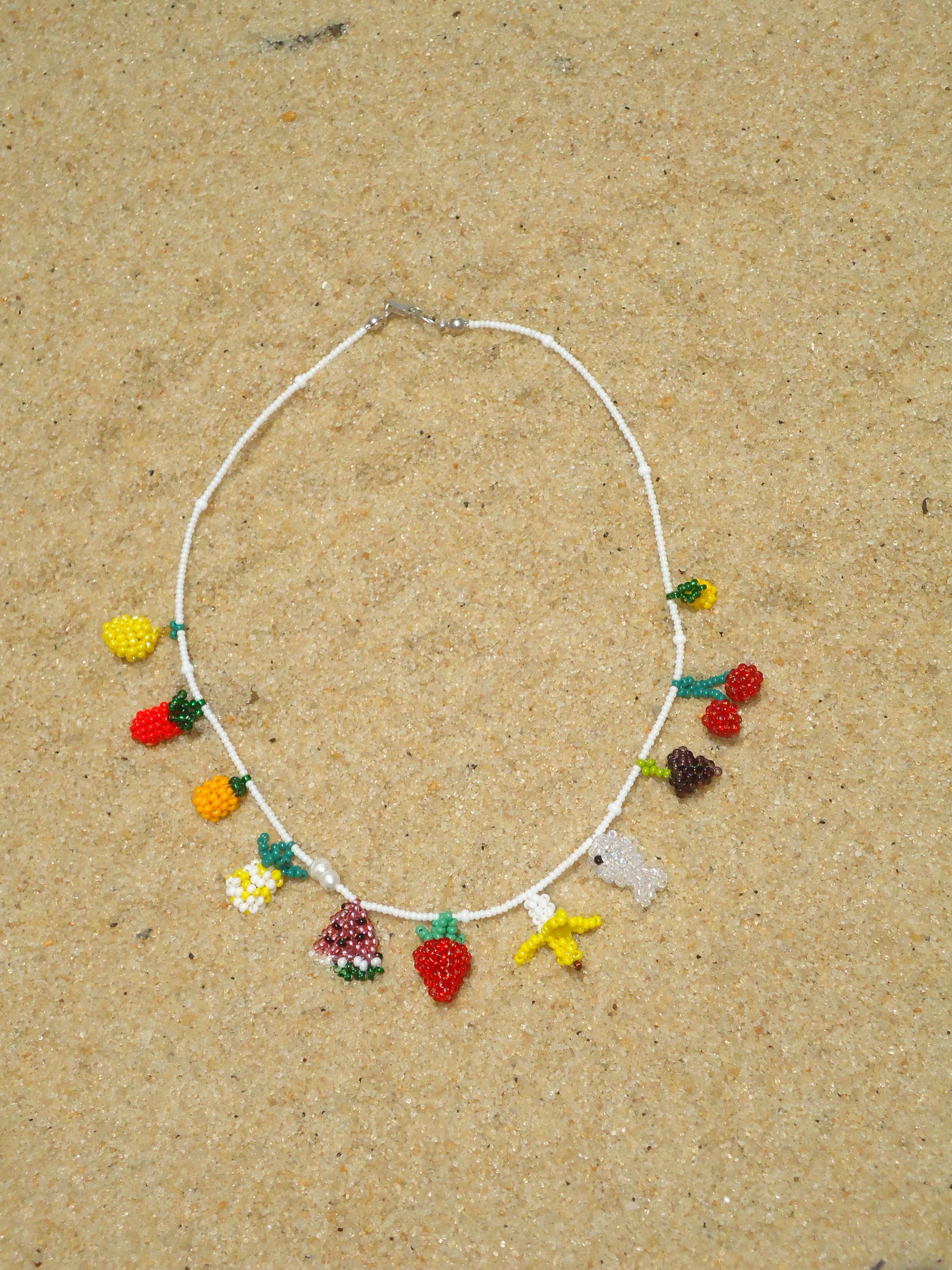 Collar 11 dijes tejidos