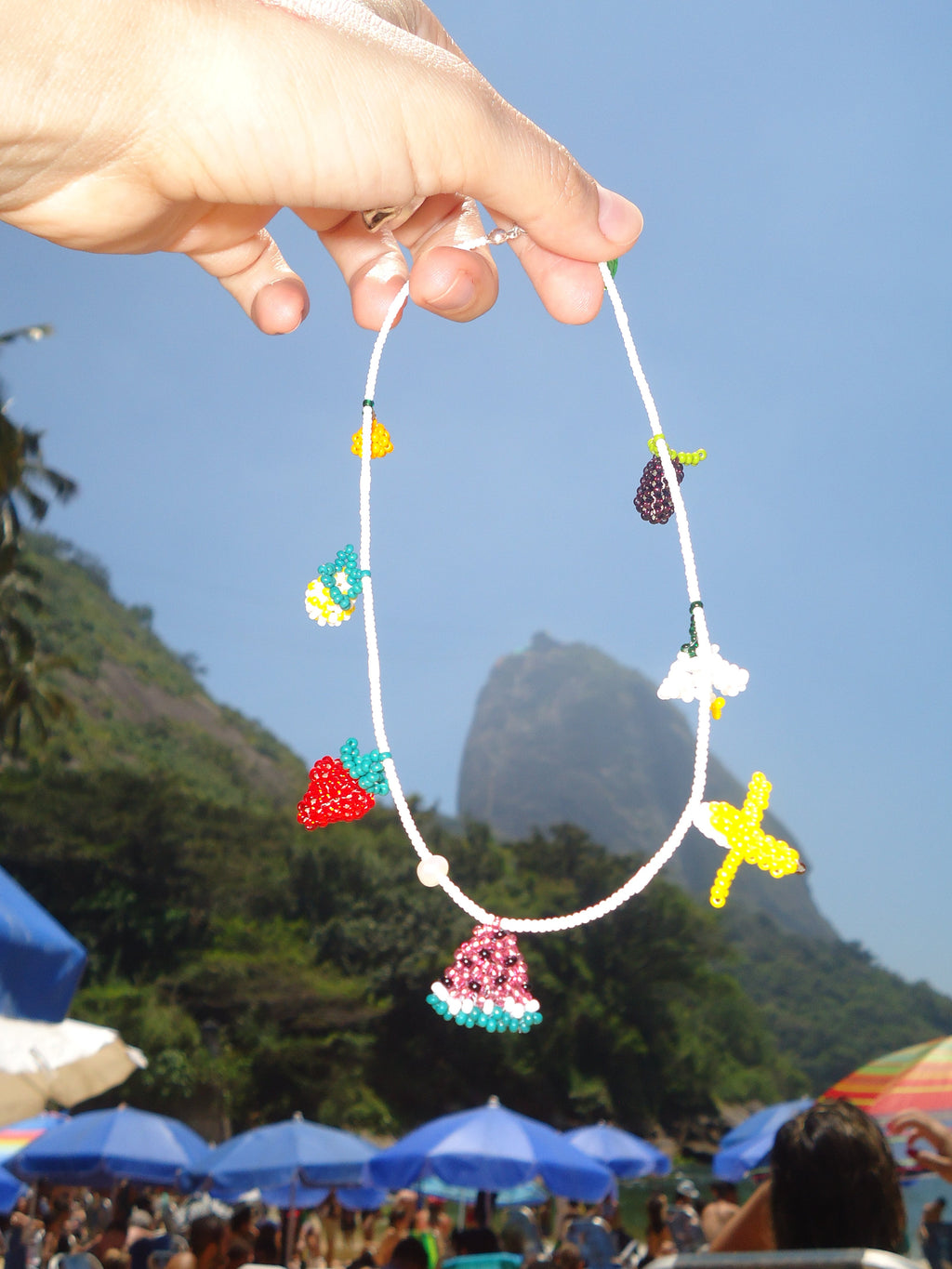 Choker 7 dijes tejidos