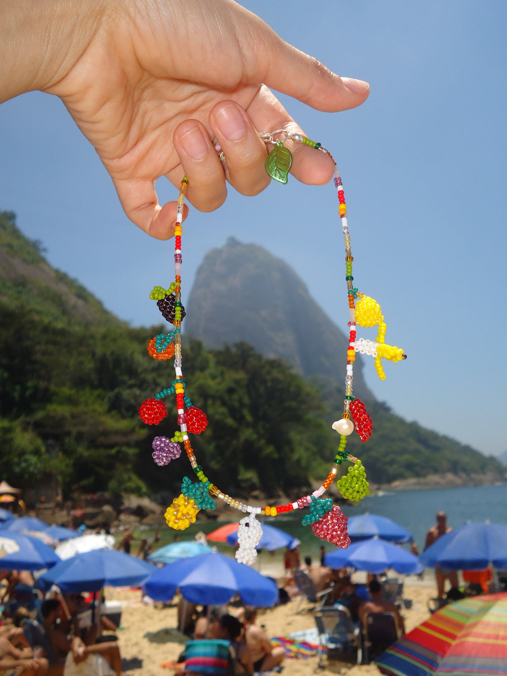 Choker 11 dijes tejidos