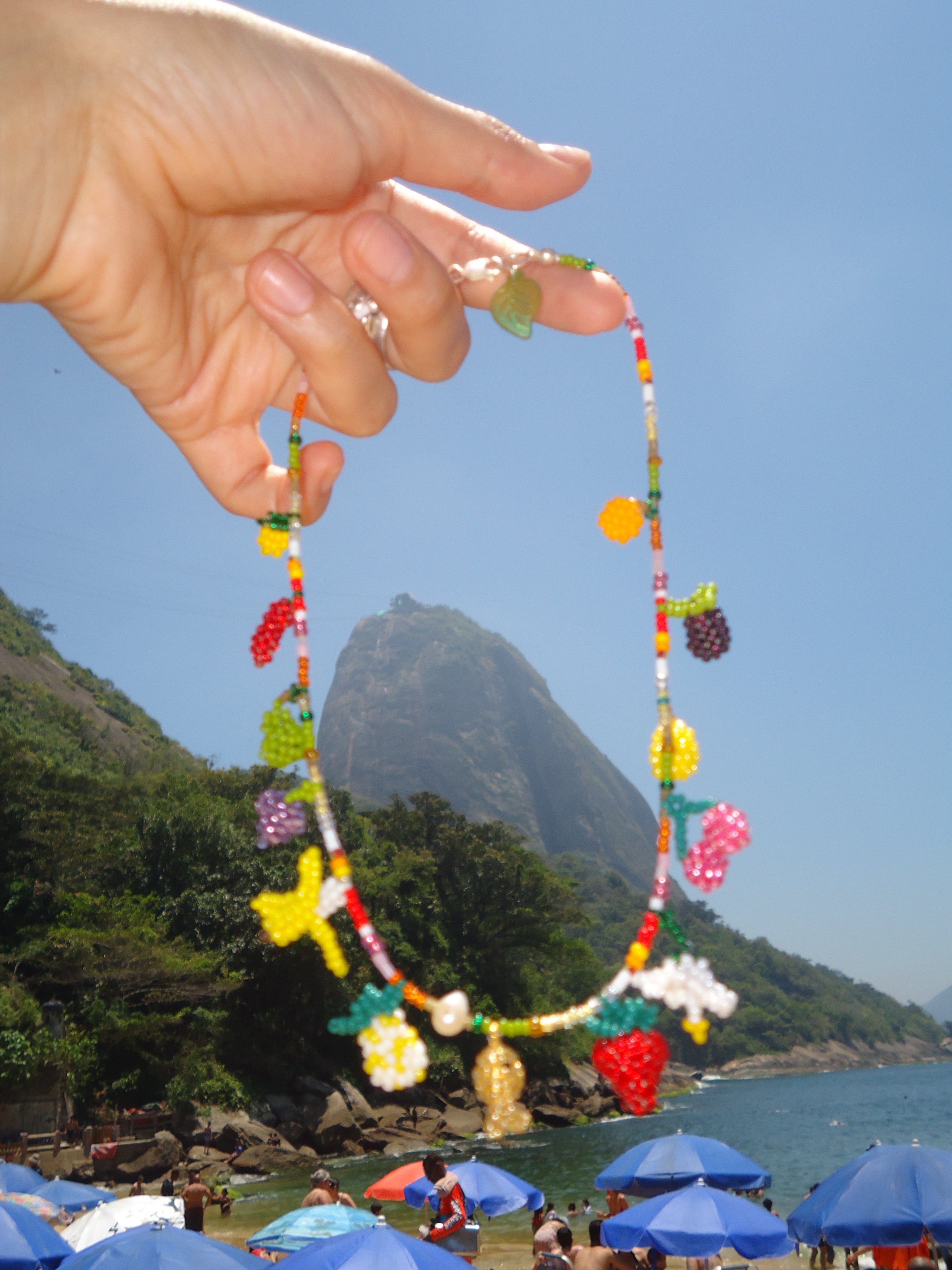 Collar 13 dijes tejidos