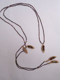 Collar largo Feijão preto