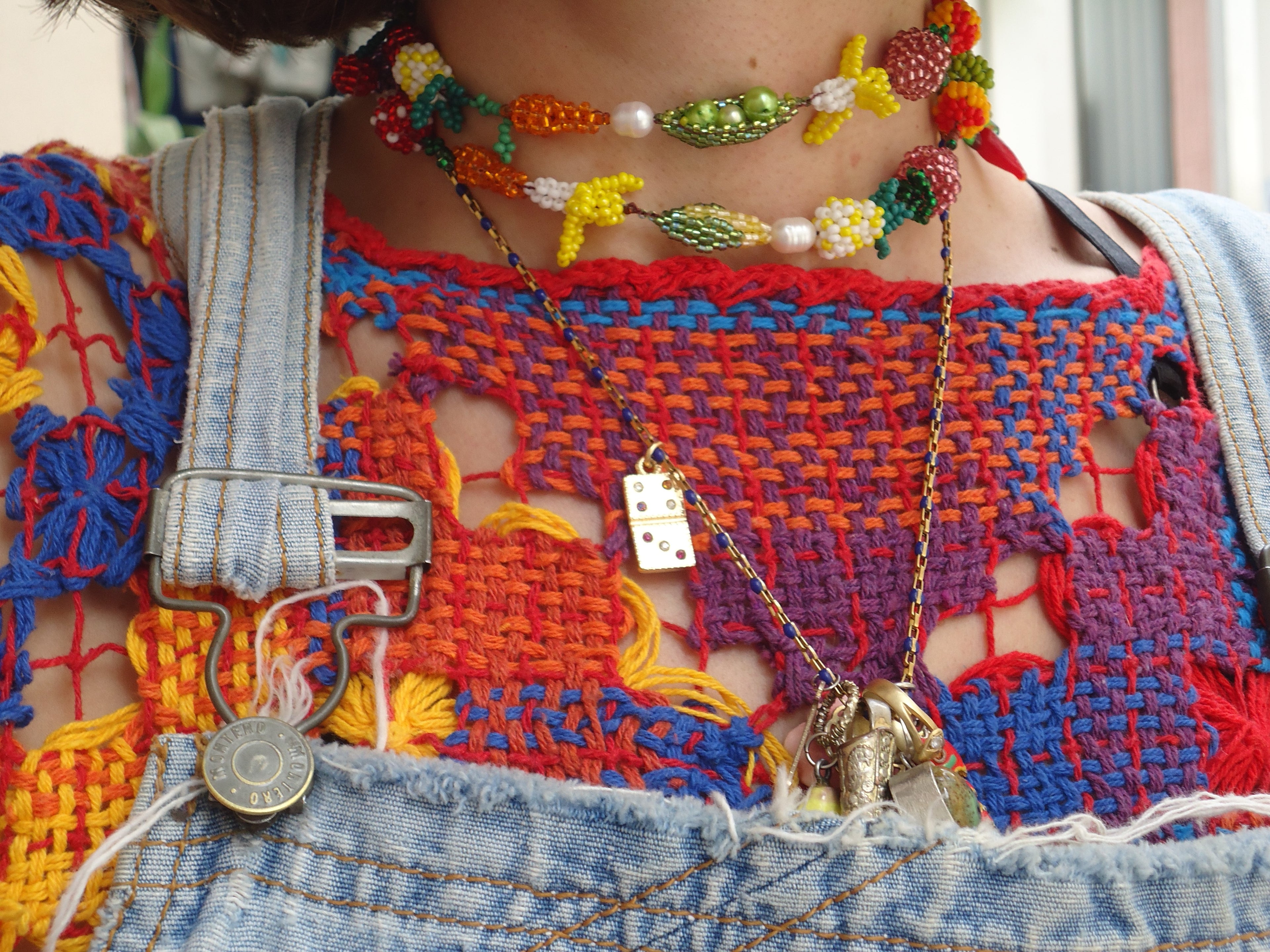 Choker trece frutas especial -Arveja-