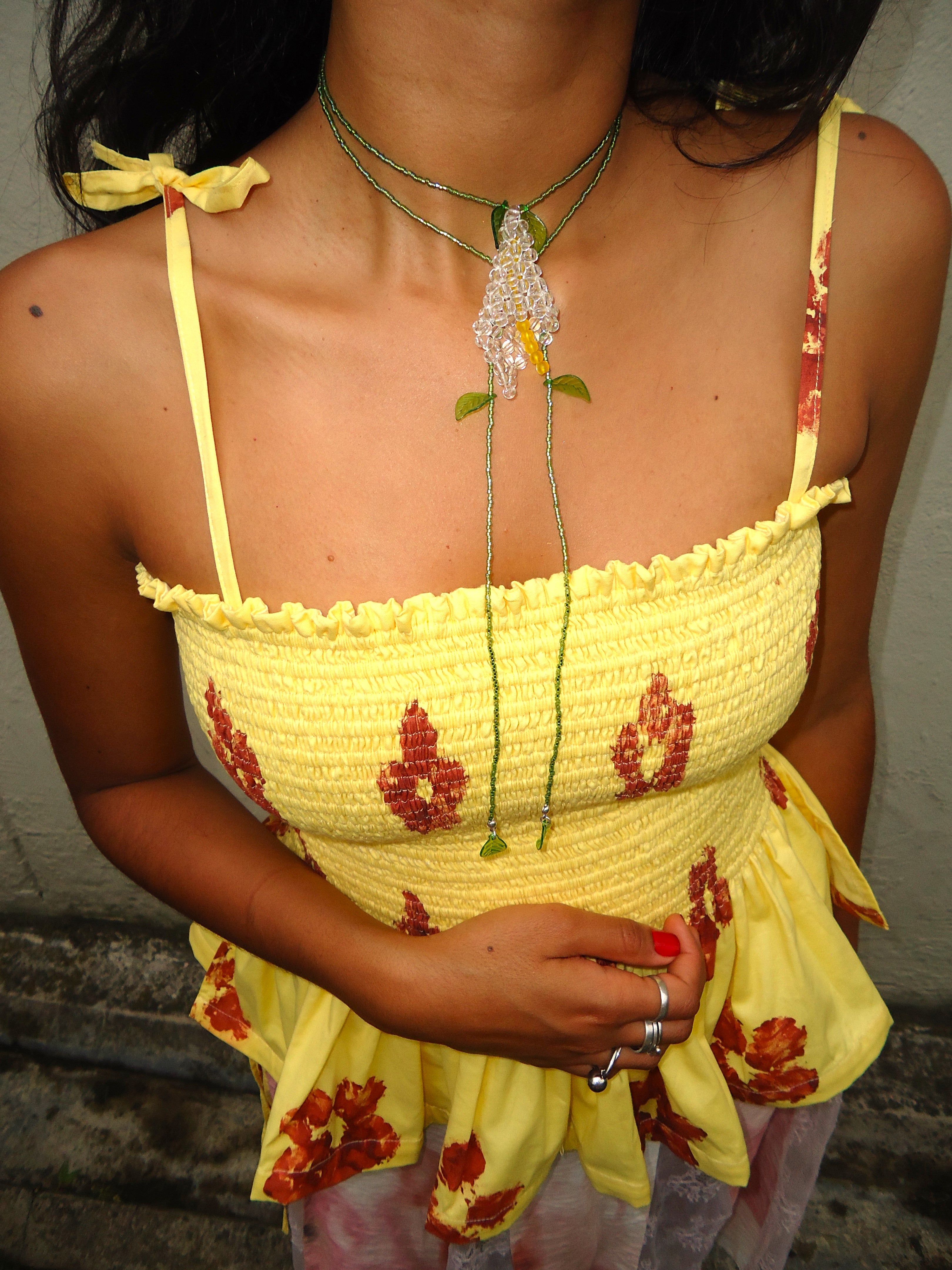 Collar Cala tejida