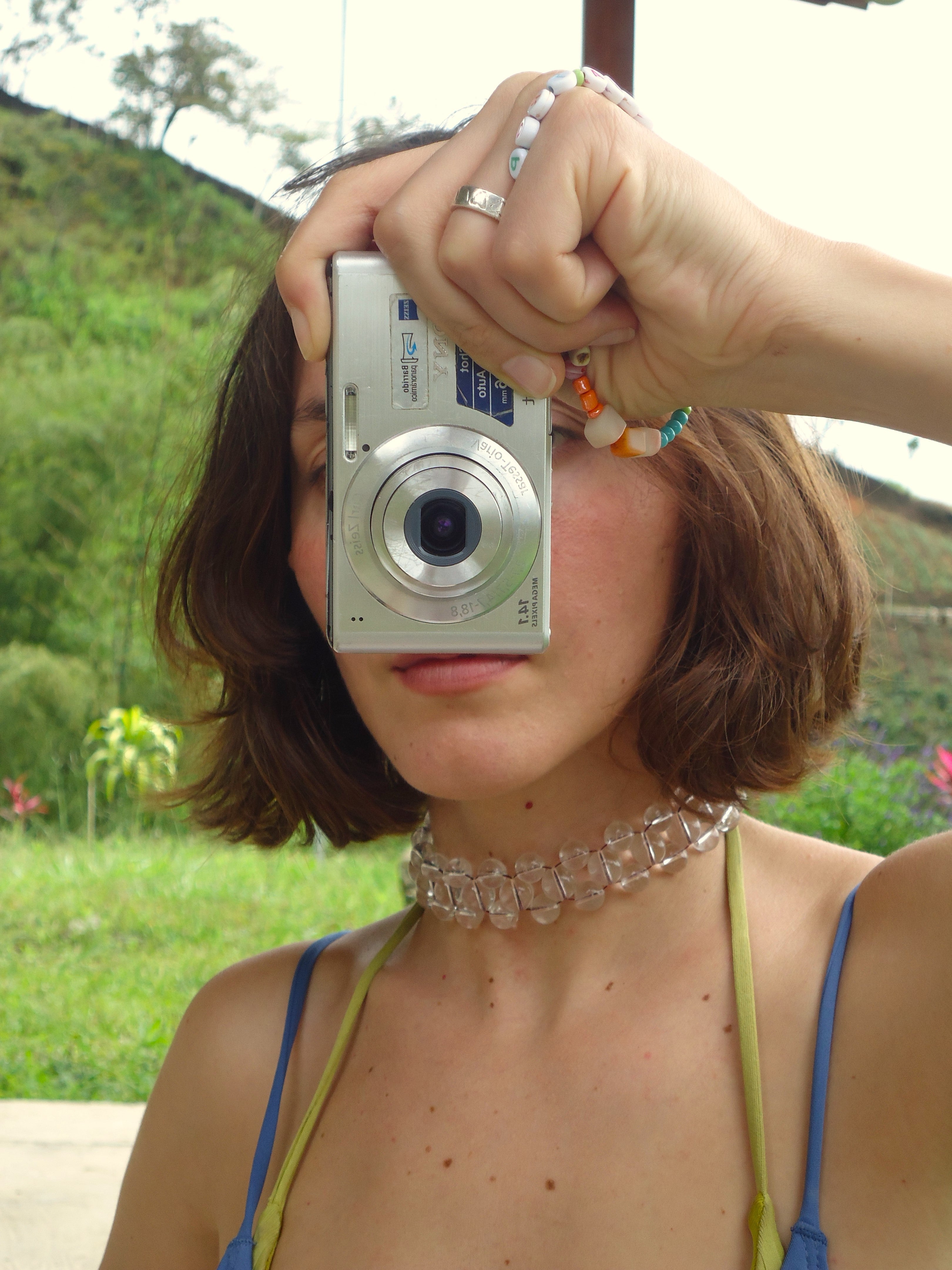 Choker Tejido cuarzo cristal