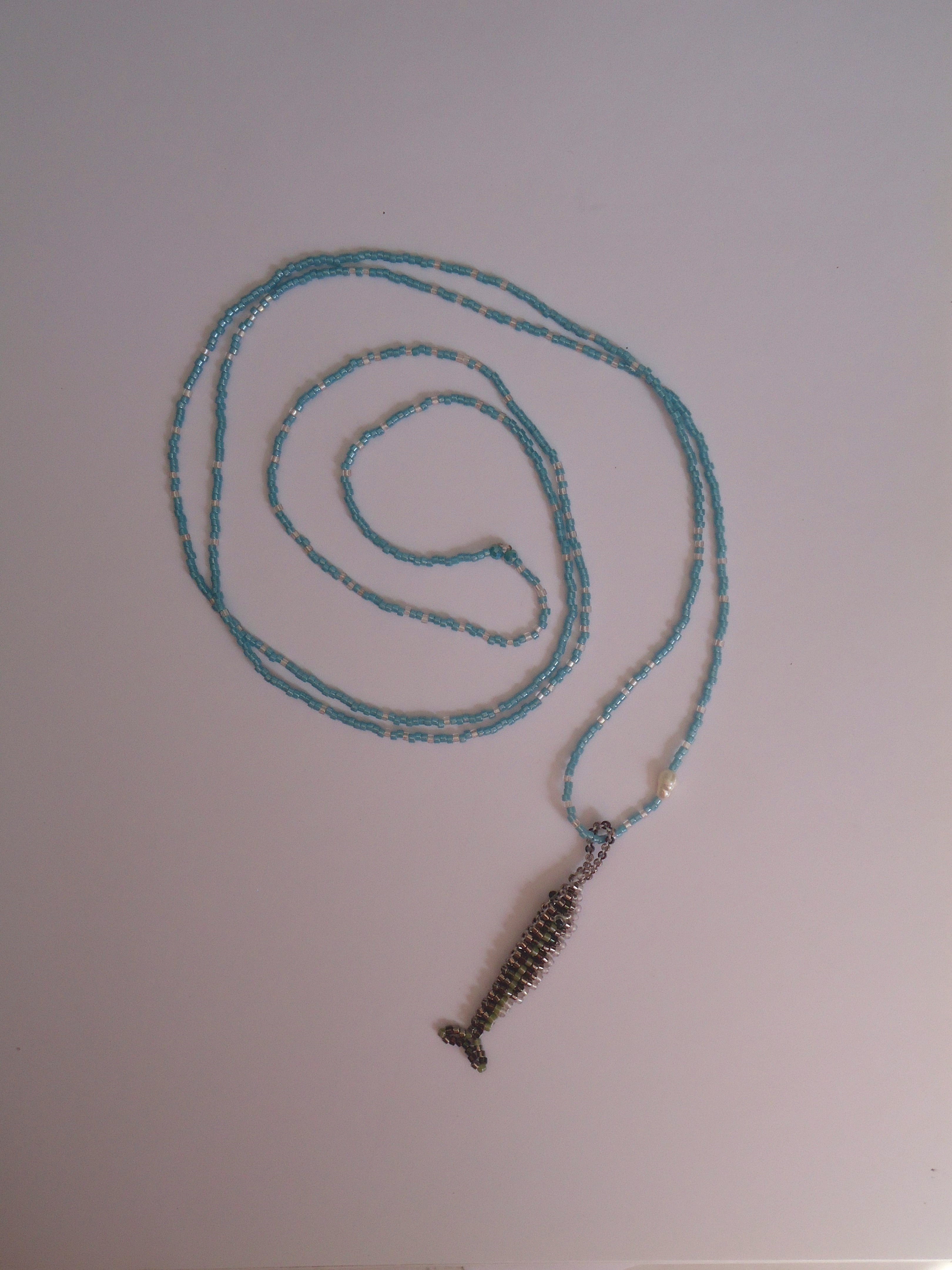 Collar largo Pez aguja
