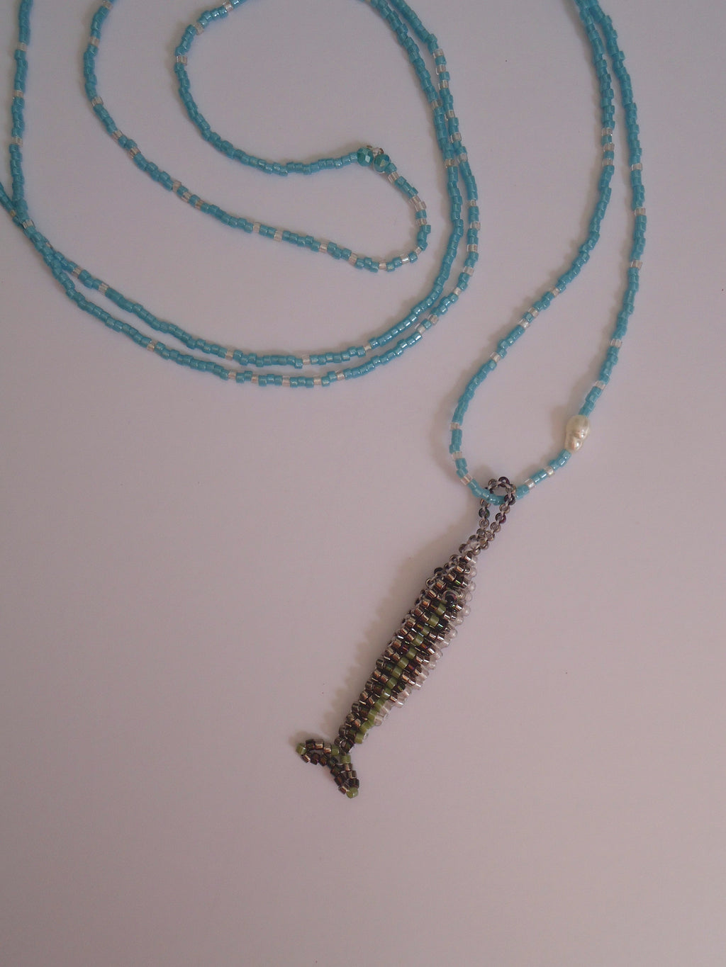 Collar largo Pez aguja