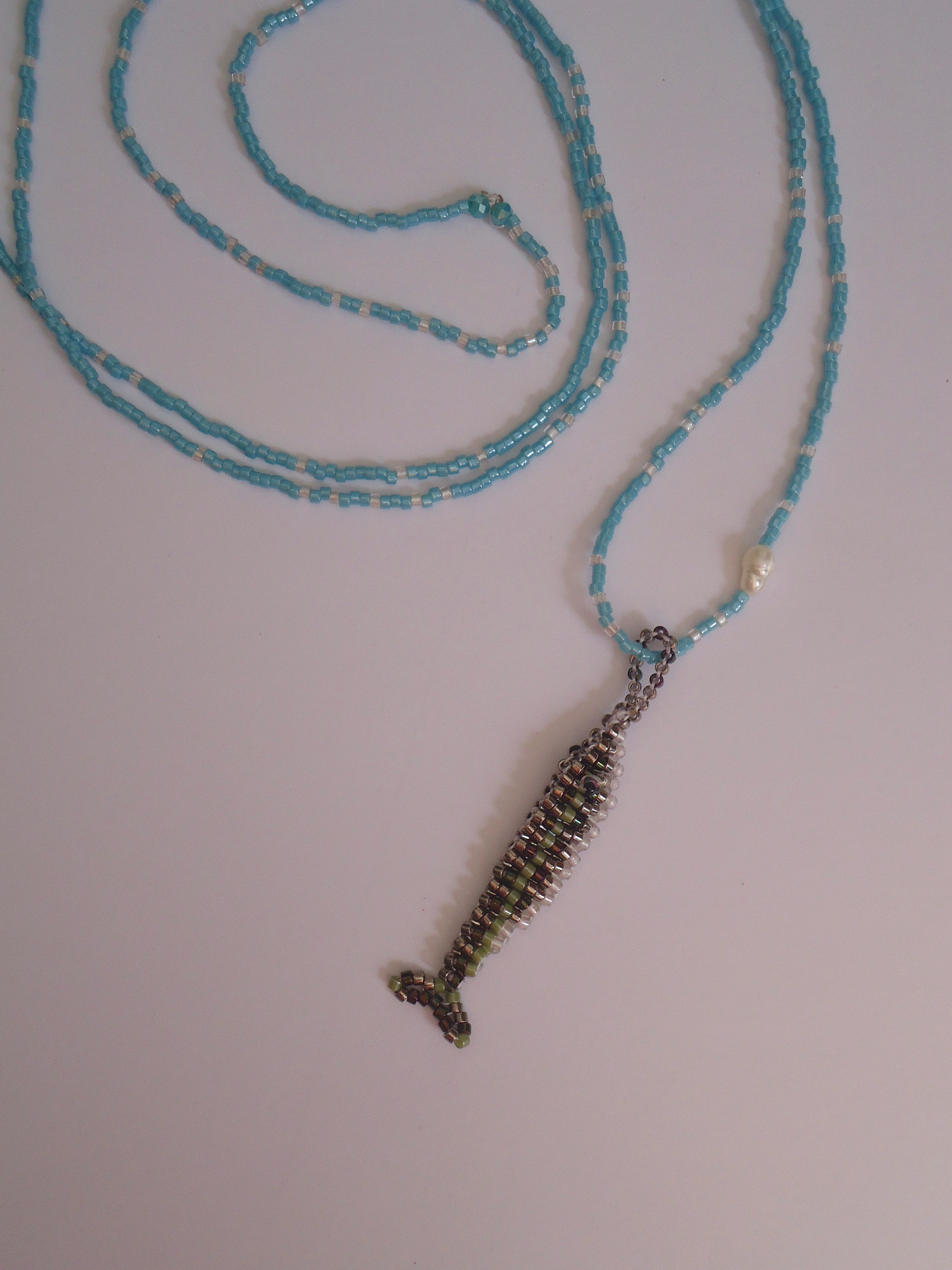 Collar largo Pez aguja