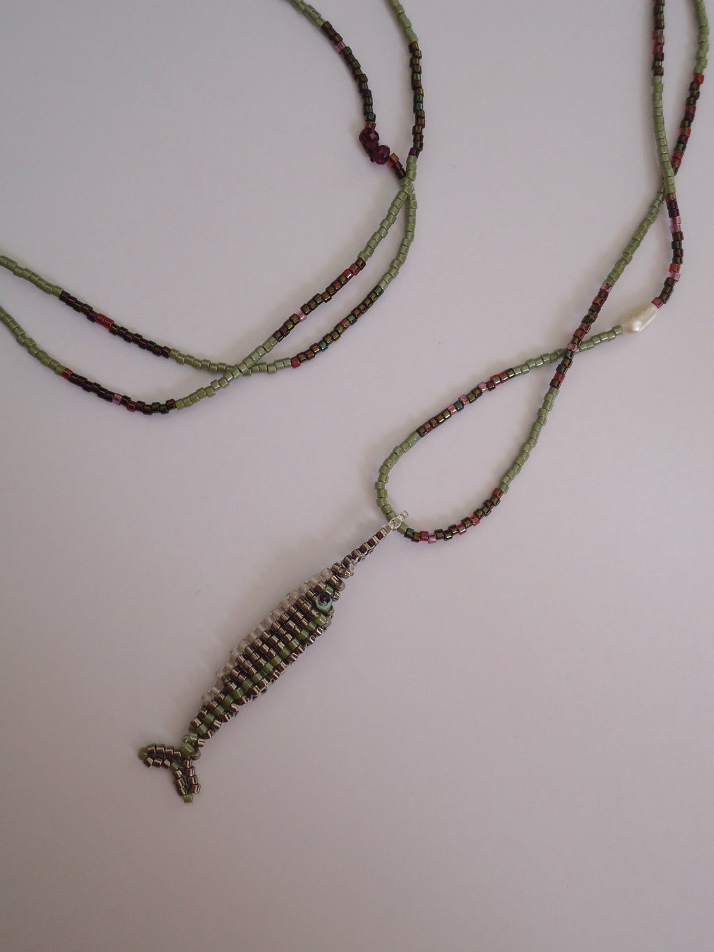 Collar largo Pez aguja