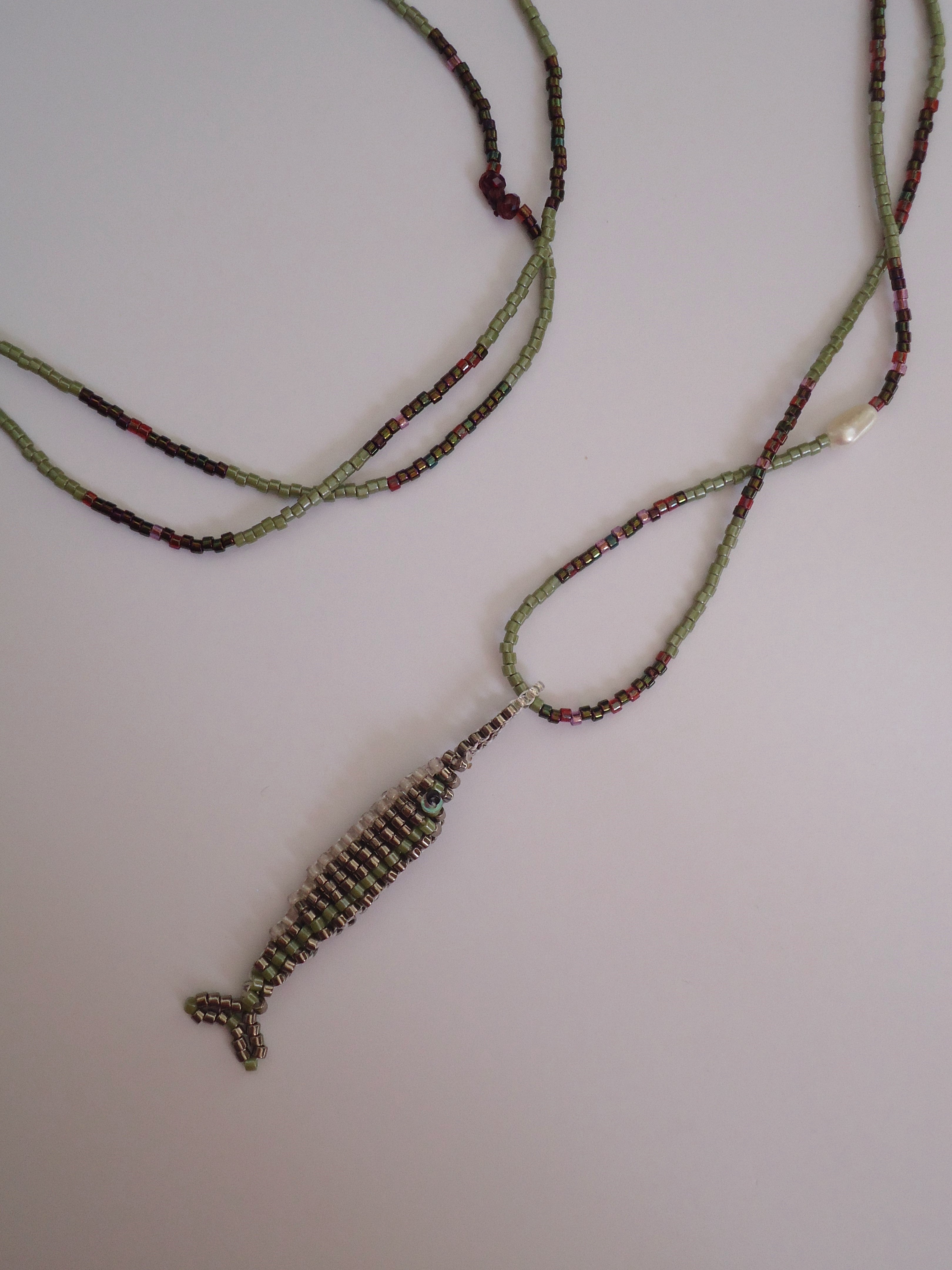 Collar largo Pez aguja