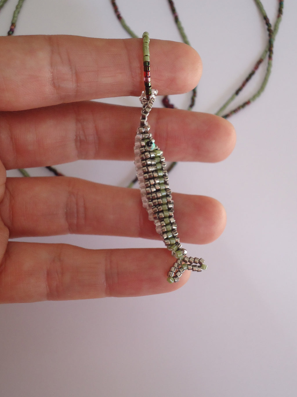 Collar largo Pez aguja