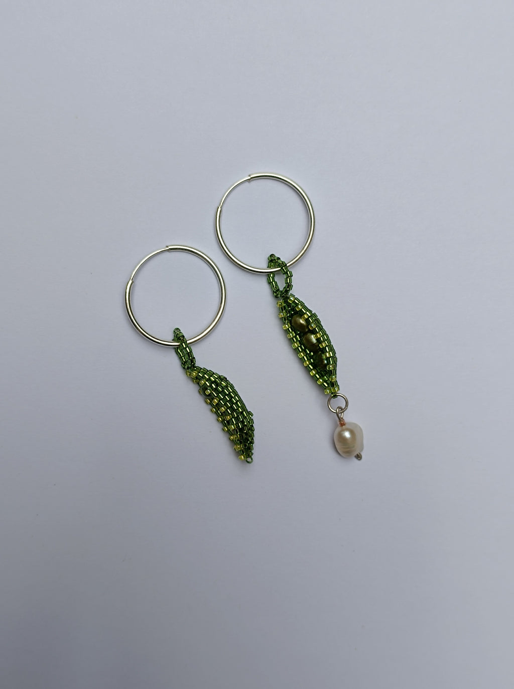 Aretes Arvejas y perla