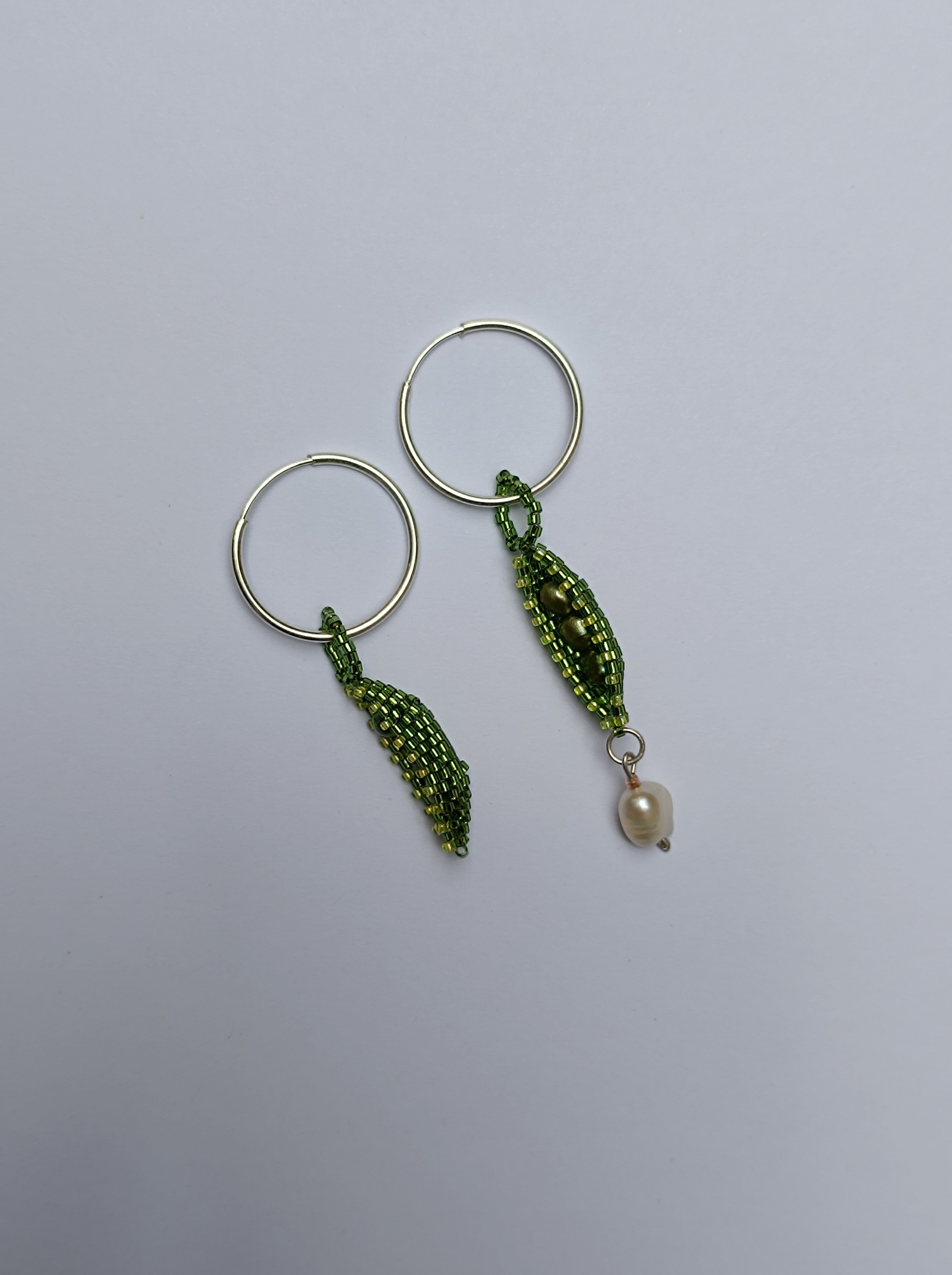 Aretes Arvejas y perla