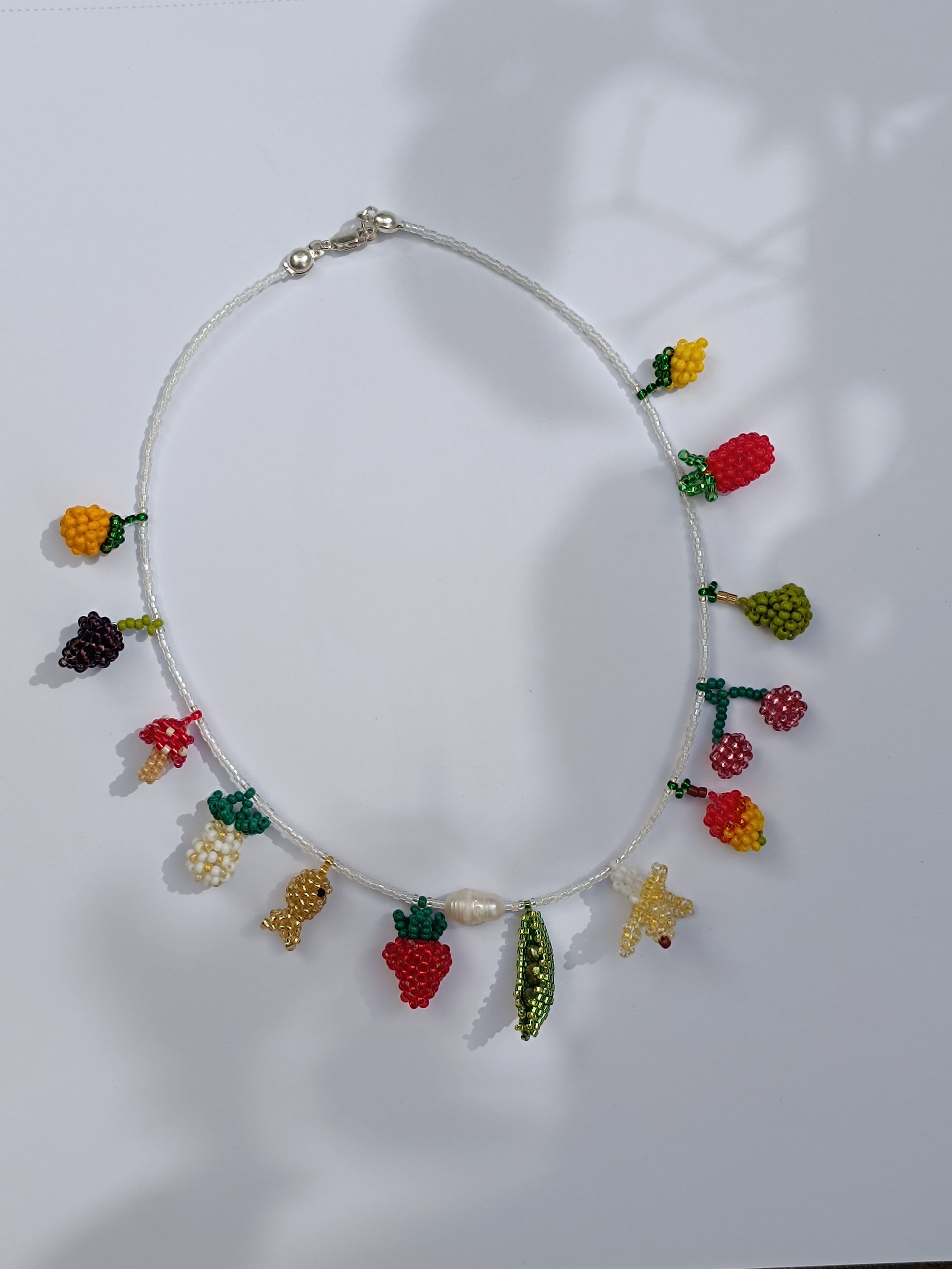 Collar 13 frutas especial Arveja