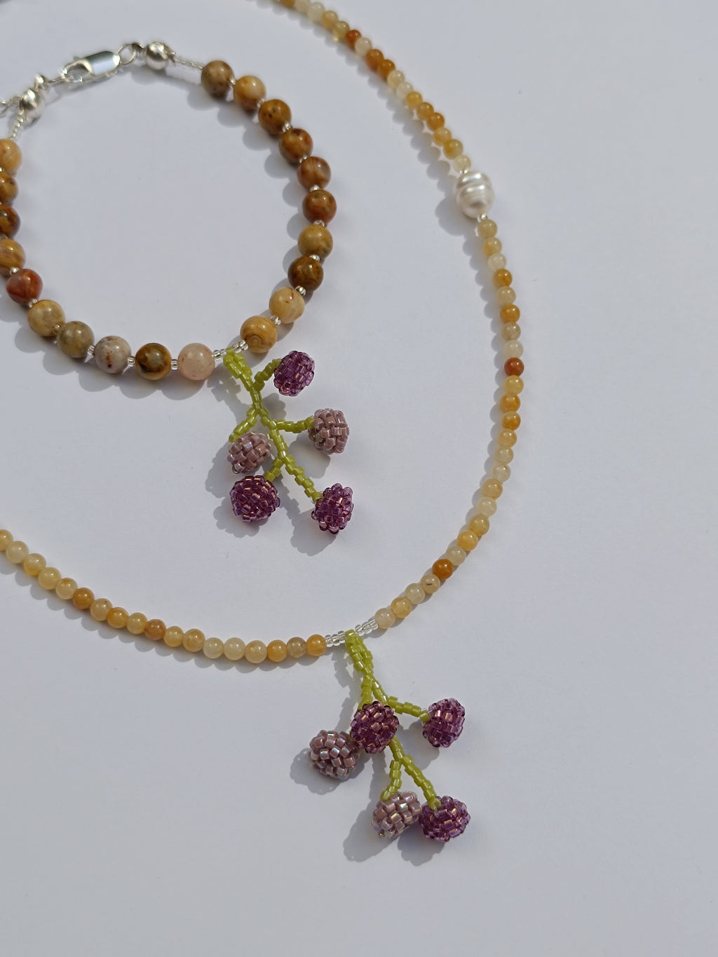Pulsera Racimo de uvas ~ Citrino