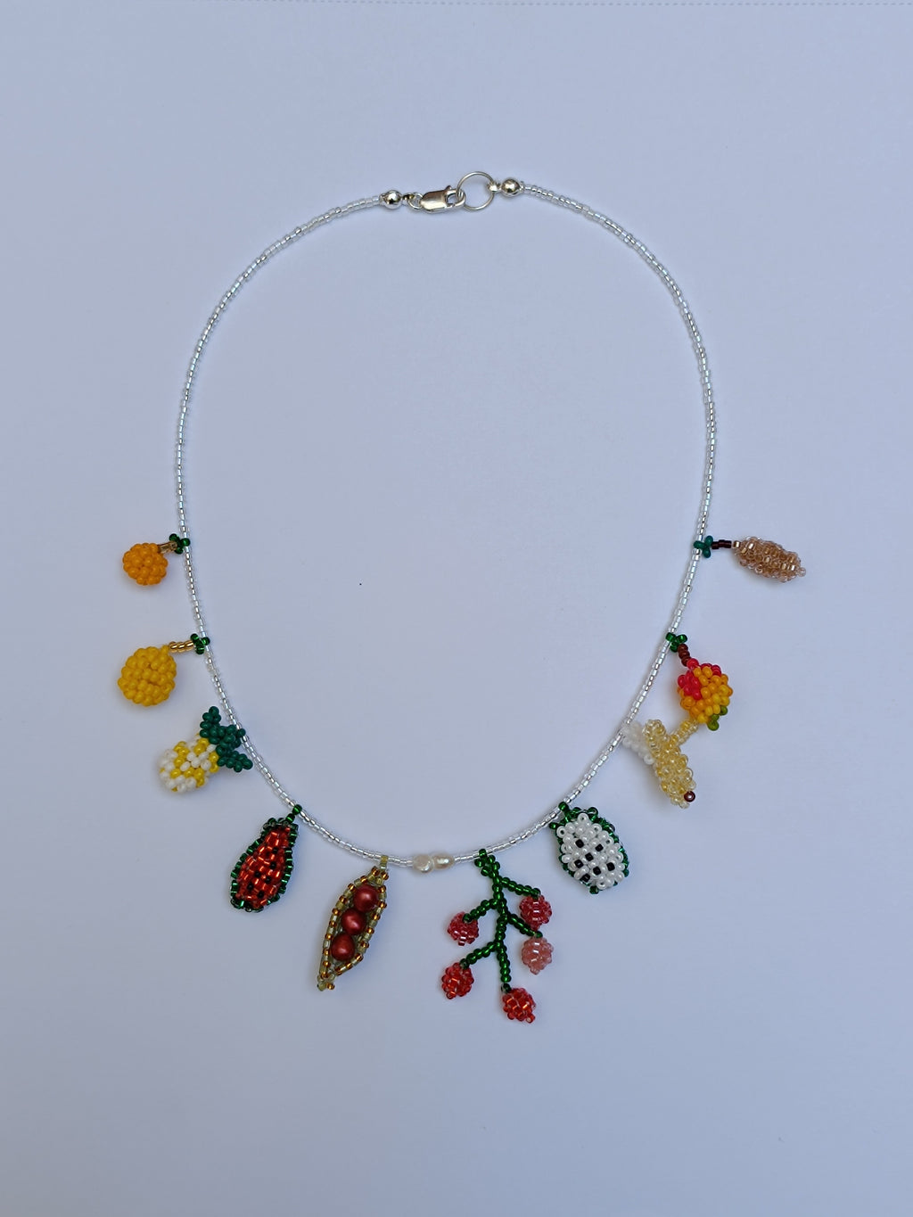 Collar de 10 dijes tejidos ~ Especial