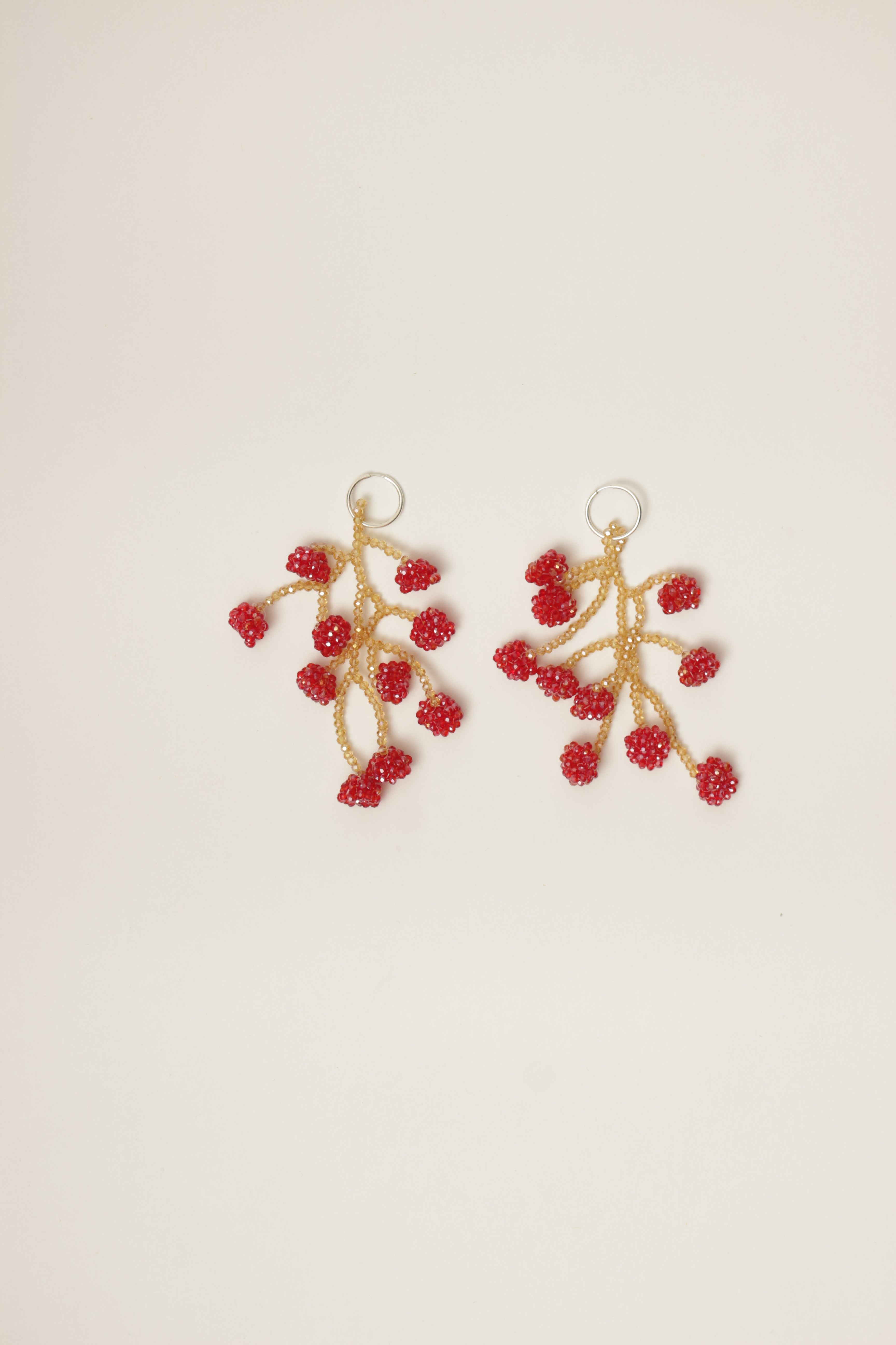 Aretes Racimos de corozo