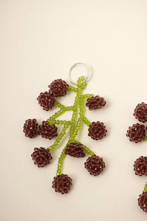 Aretes Racimos de uvas