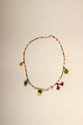 Collar 5 dijes tejidos