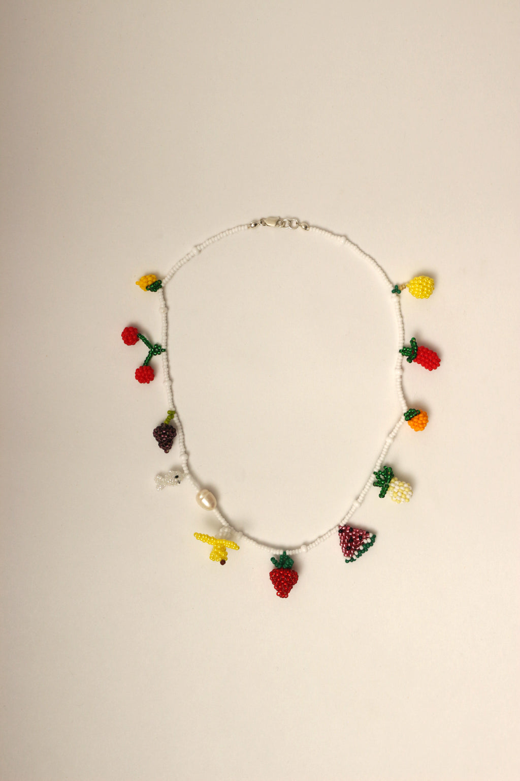 Collar 11 dijes tejidos