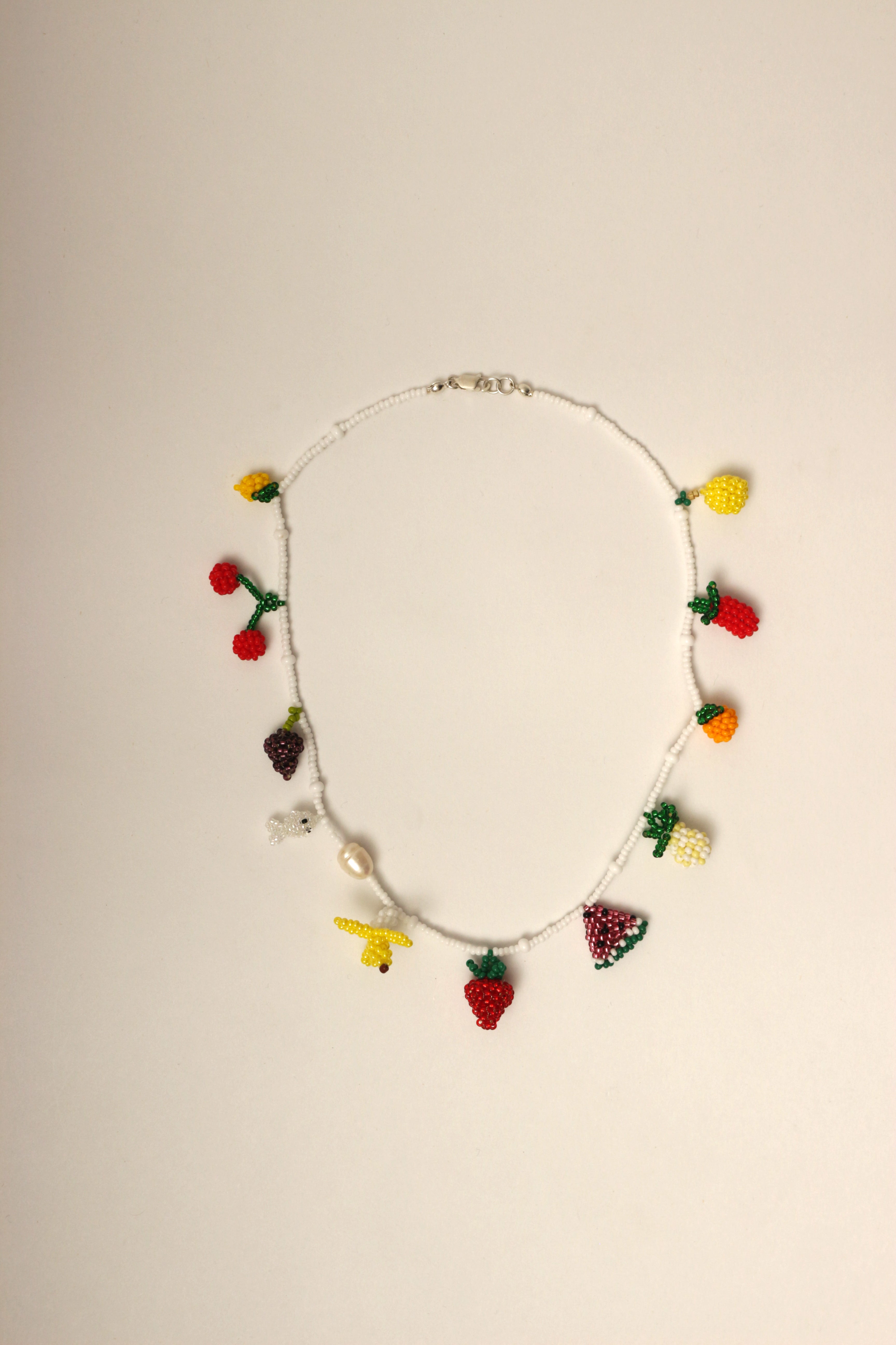 Collar 11 dijes tejidos