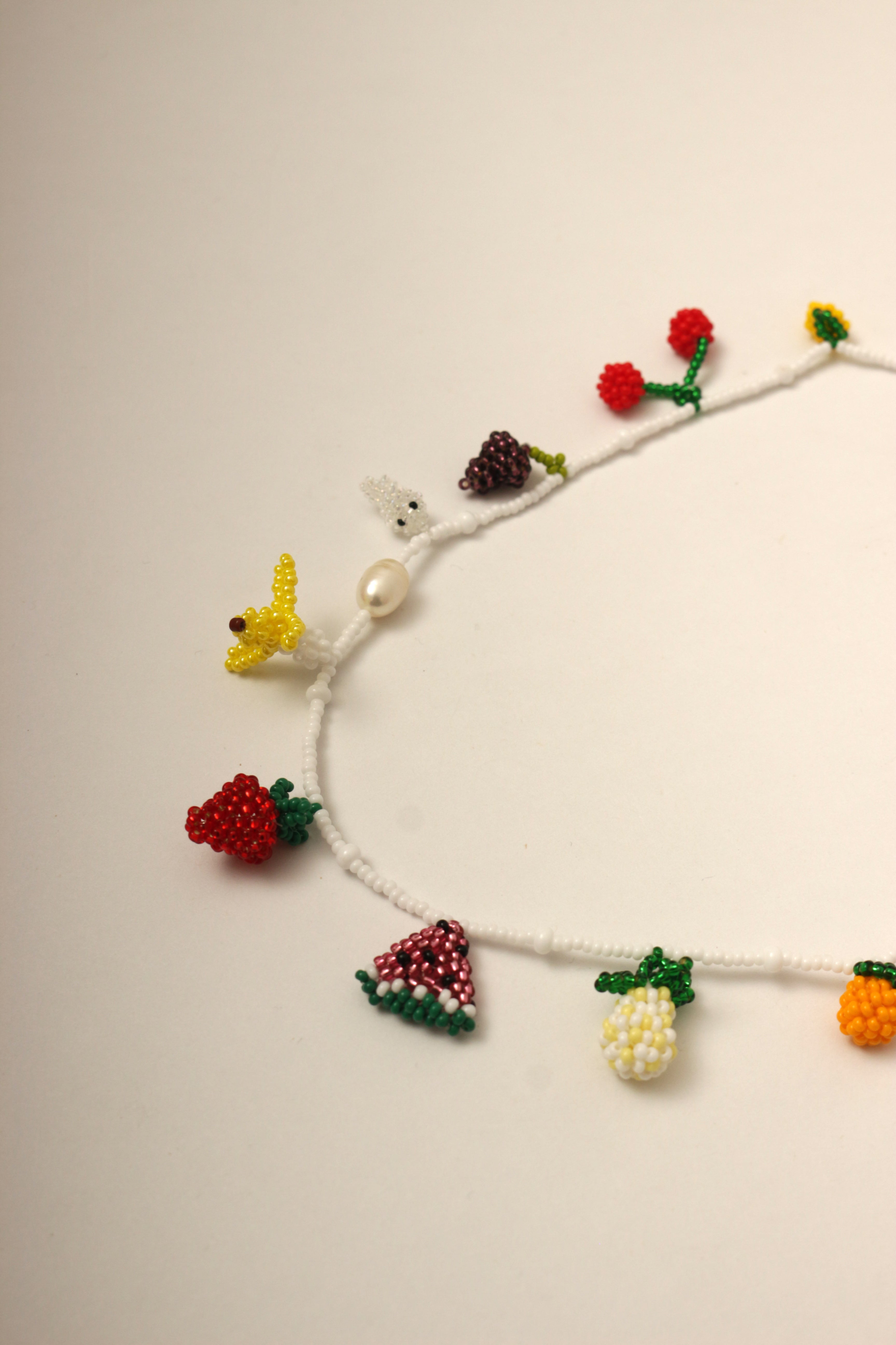 Collar 11 dijes tejidos