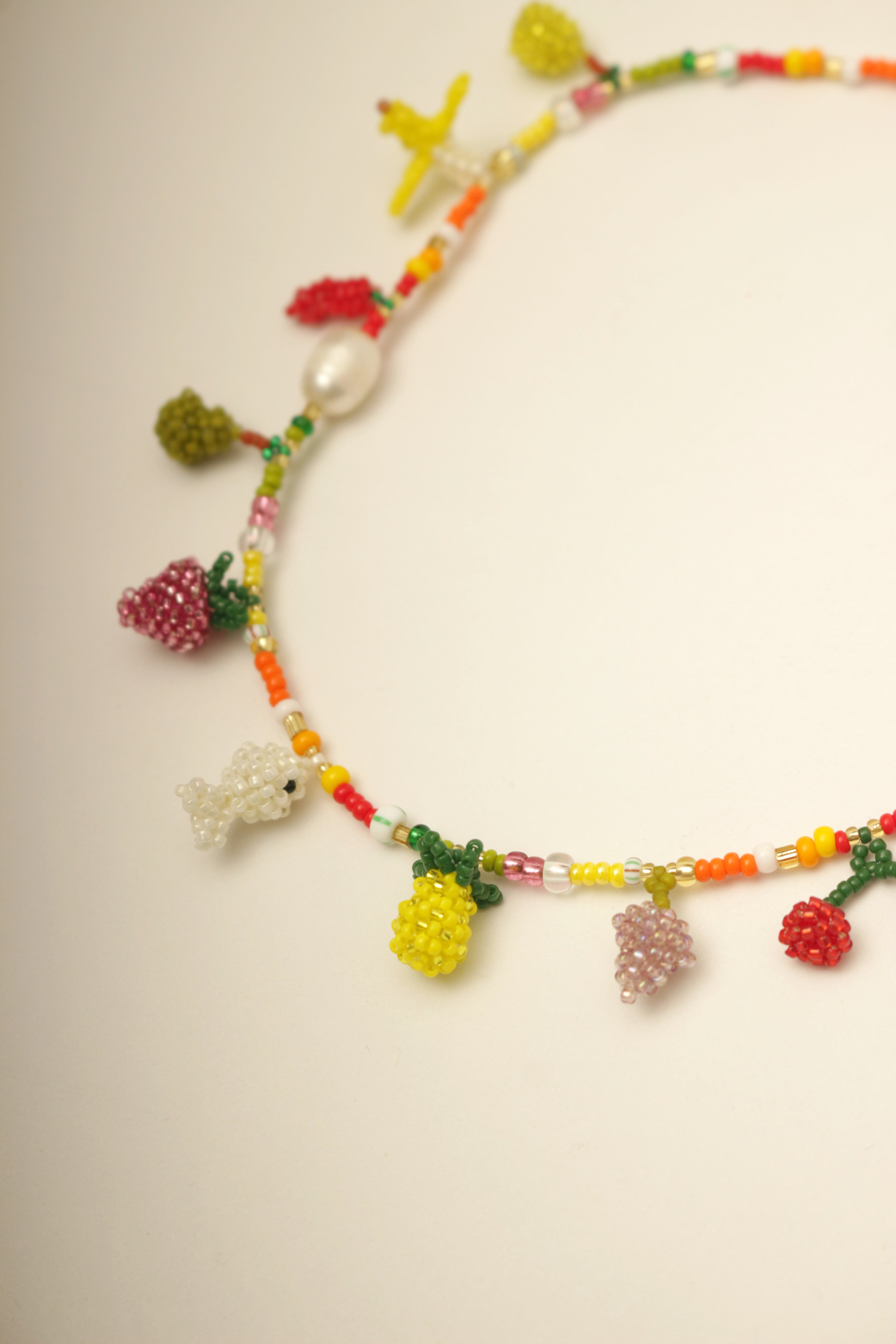 Choker 11 dijes tejidos